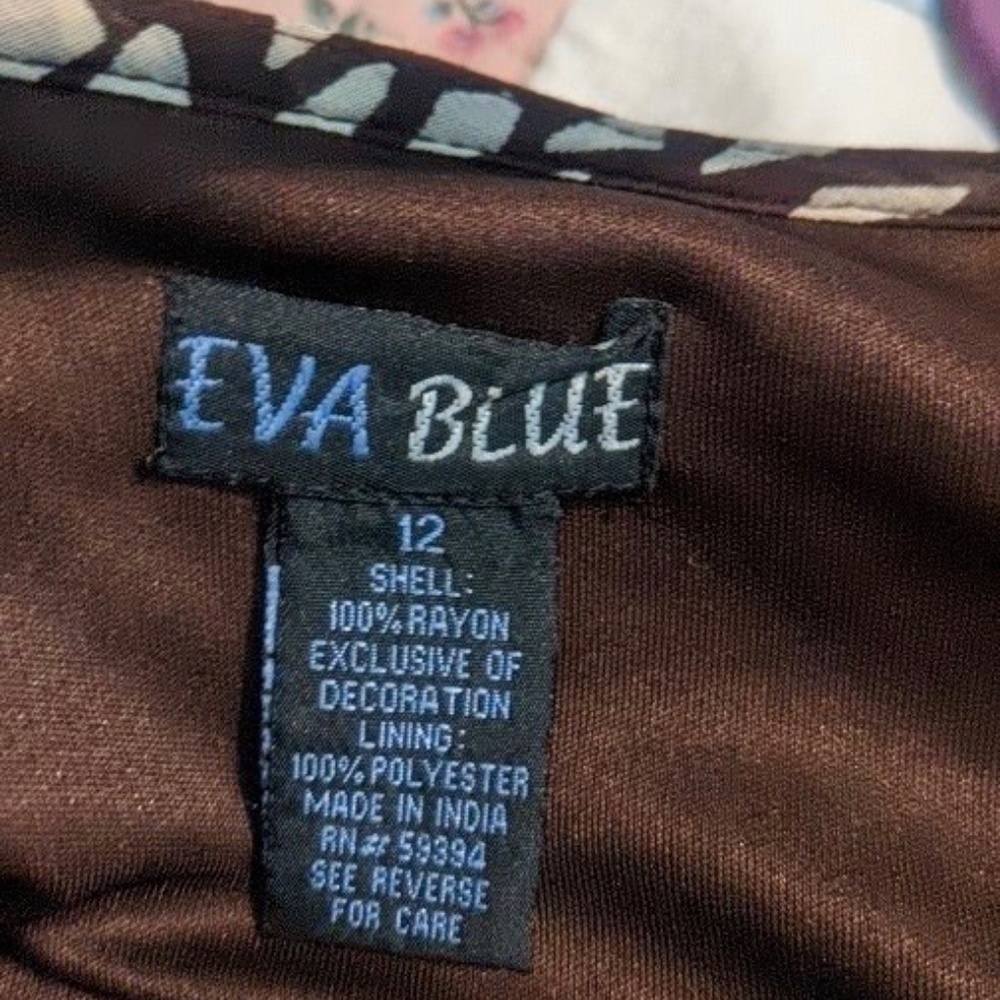 EVA BLUE DRESS - Picture 4 of 9